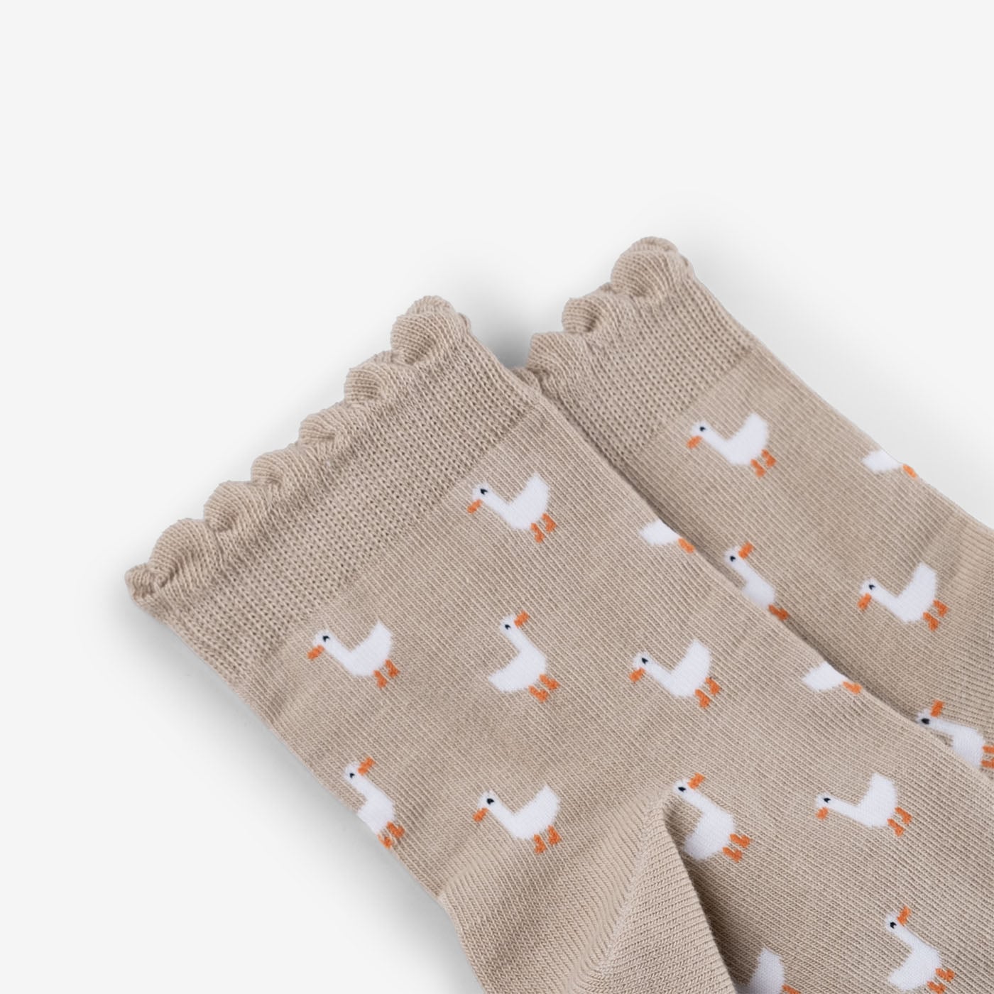 Geese Frill Quarter Socks - Image 2